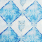 Pattern with blue owls and 'KKG' Greek letters on a dark blue and light blue background