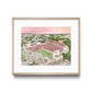Watercolor art print of the Mississippi State football stadium.