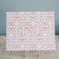 Art print with Phi Sigma Rho Greek letters symbols on a stand against a gray background