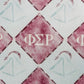 Red and white checkered pattern with Phi Sigma Rho Greek letters