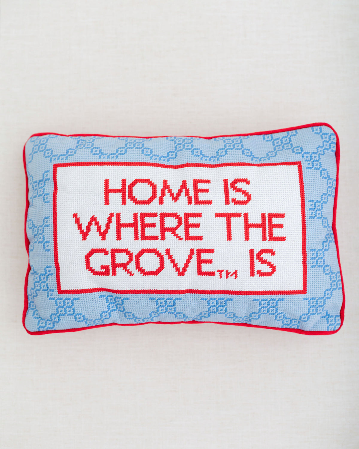 Ole Miss Needlepoint Pillow- Preorder