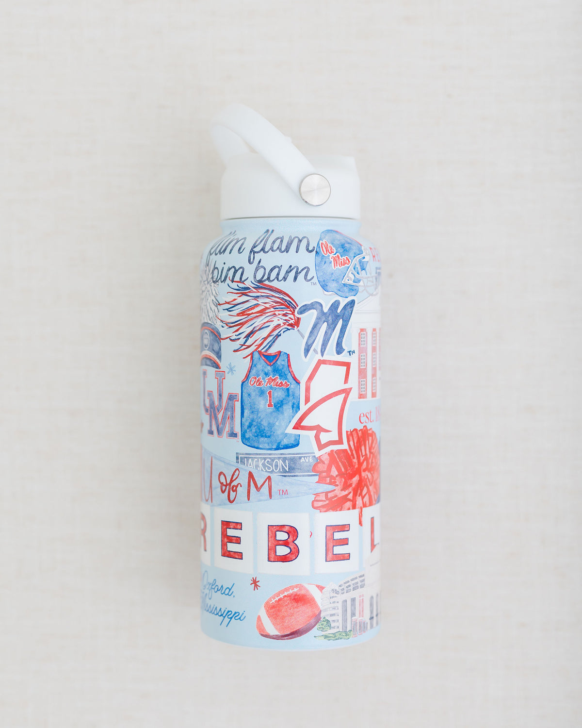 Ole Miss 32 oz Insulated Water Bottle