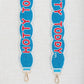 Ole Miss Fully Beaded Scalloped Purse Strap