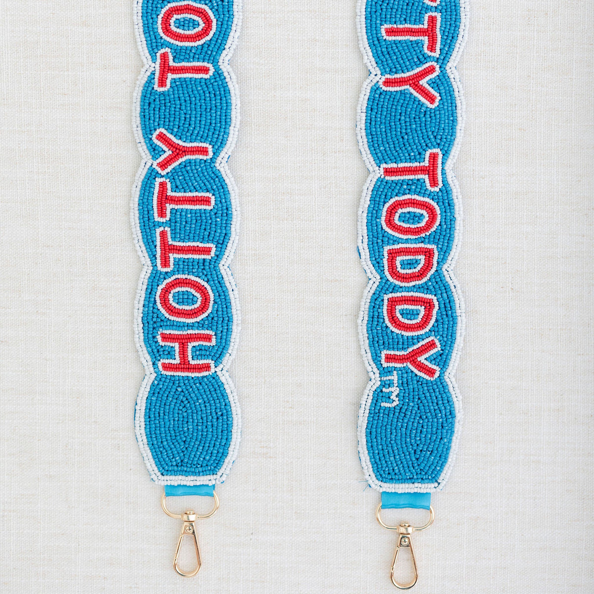 Ole Miss Fully Beaded Scalloped Purse Strap