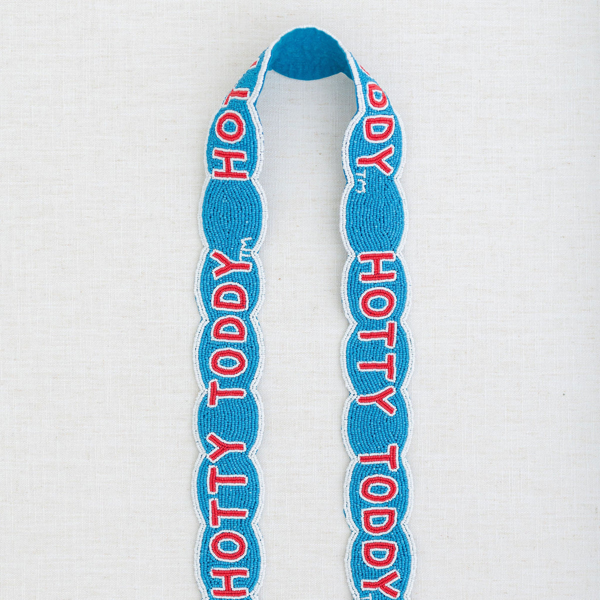 Ole Miss Fully Beaded Scalloped Purse Strap