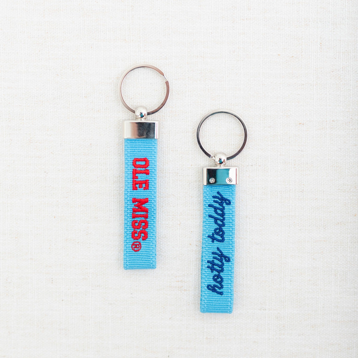 Ole Miss - Hotty Toddy Embroidered Keychain