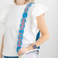 Ole Miss Fully Beaded Scalloped Purse Strap