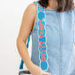 Ole Miss Fully Beaded Scalloped Purse Strap