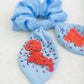 Ole Miss Beaded Scrunchie