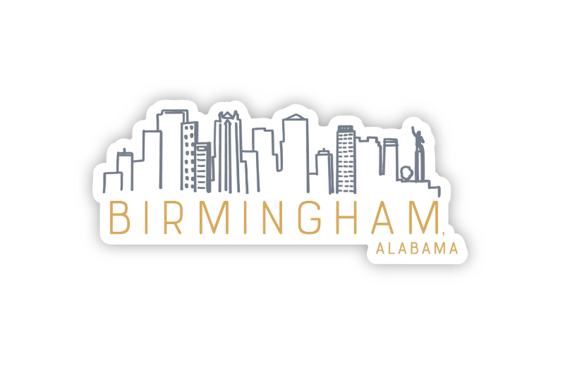 Birmingham cityscape sticker