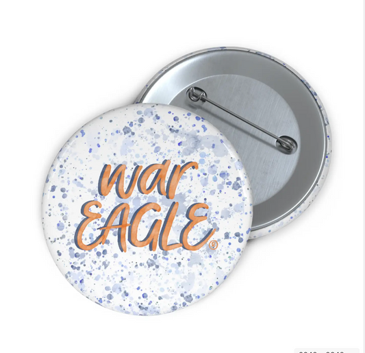 Auburn "War Eagle" Game Day Button