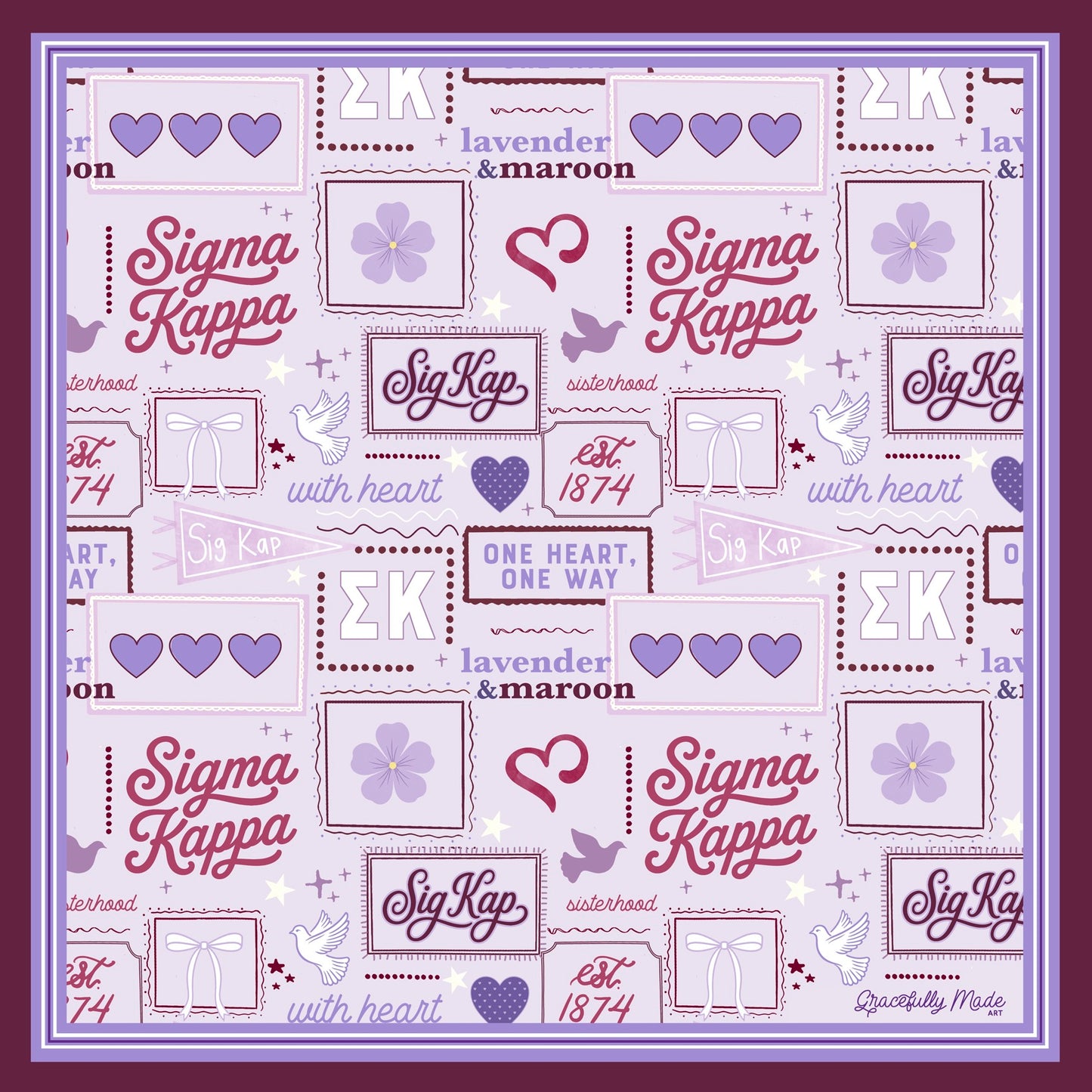 Sigma Kappa Scarf