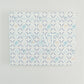 Art print with Sigma Delta Tau Greek letters and a pattern background.
