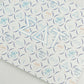 Art print with Sigma Delta Tau Greek letters on a blue patterned background.