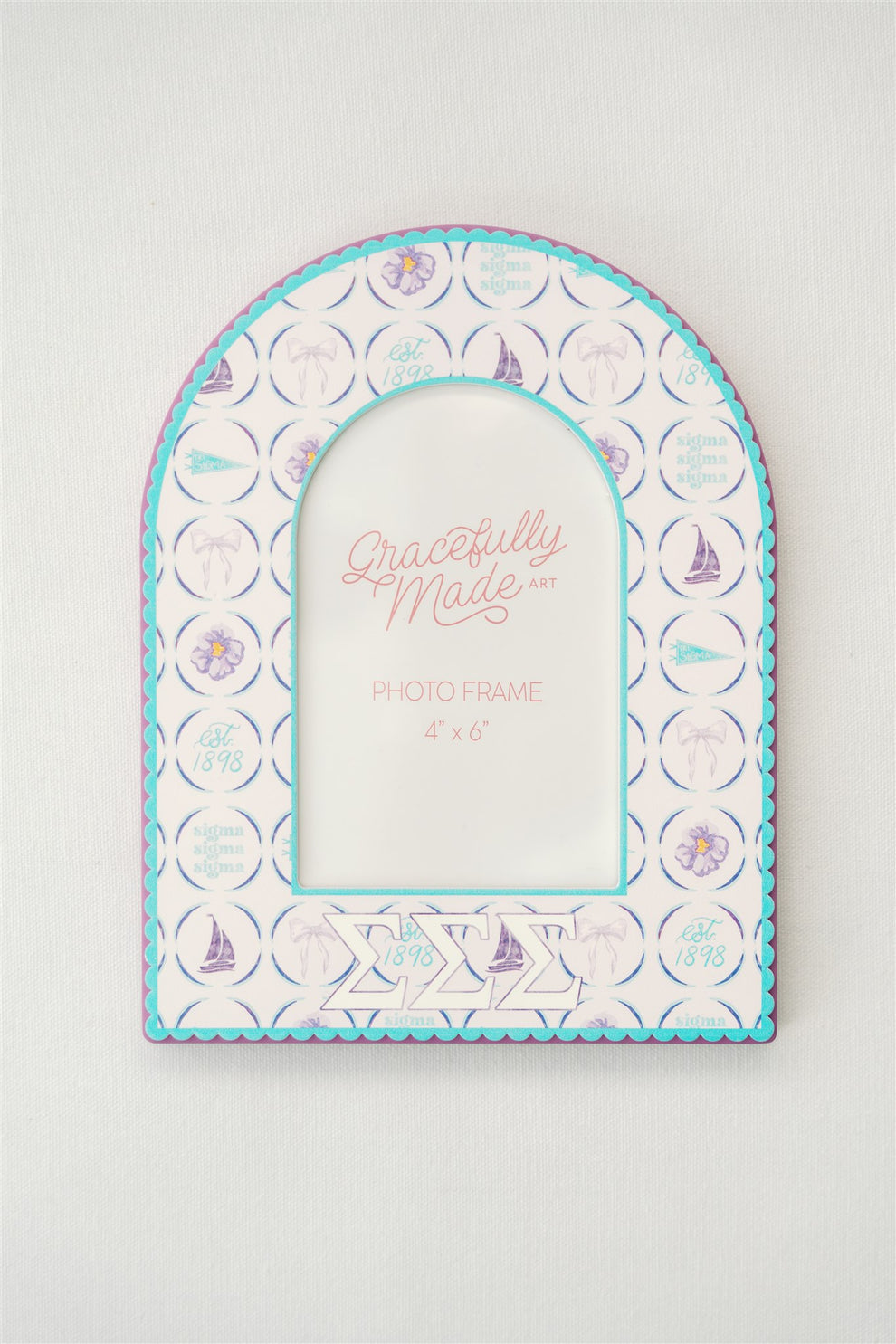 Sigma Sigma Sigma Picture Frame – Gracefully Made Art