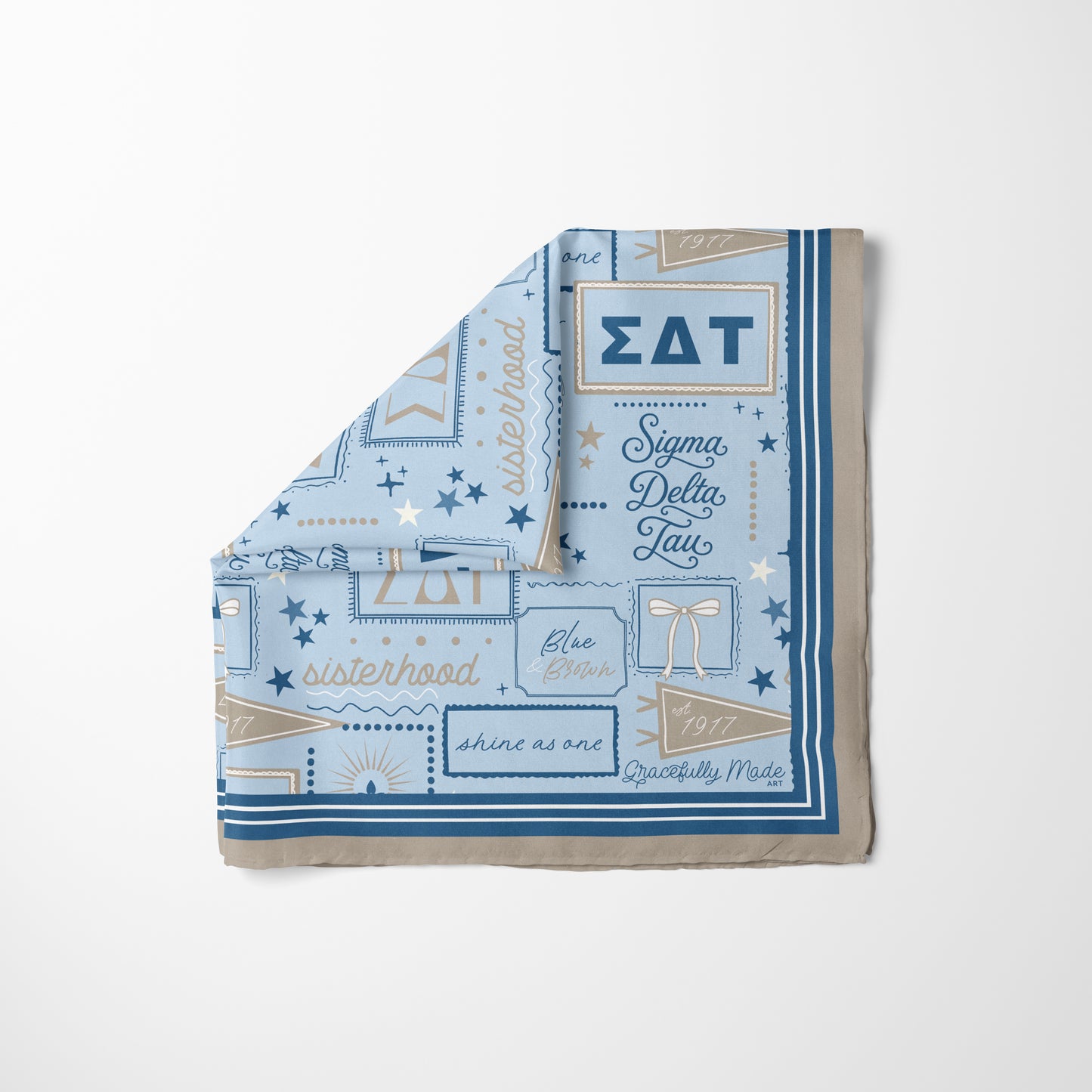 Sigma Delta Tau Silk Scarf
