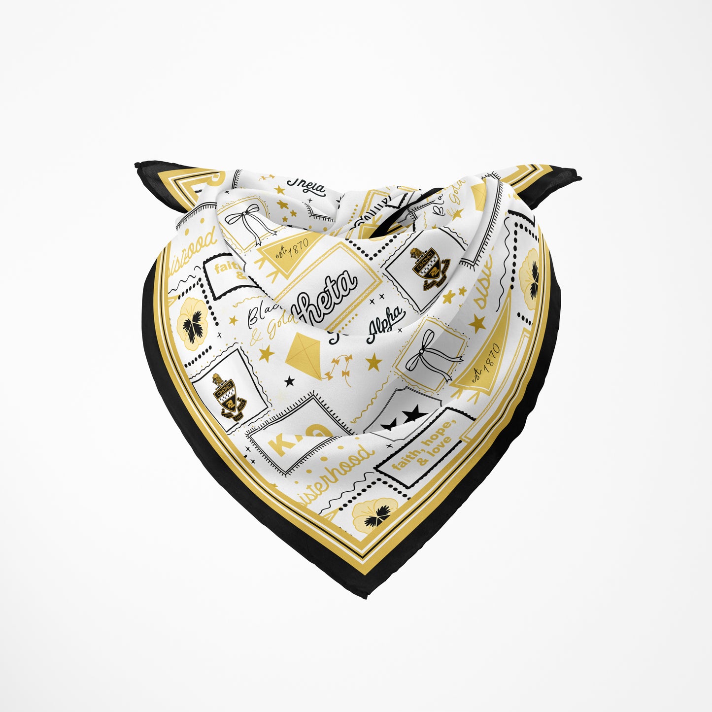 Kappa Alpha Theta Silk Scarf