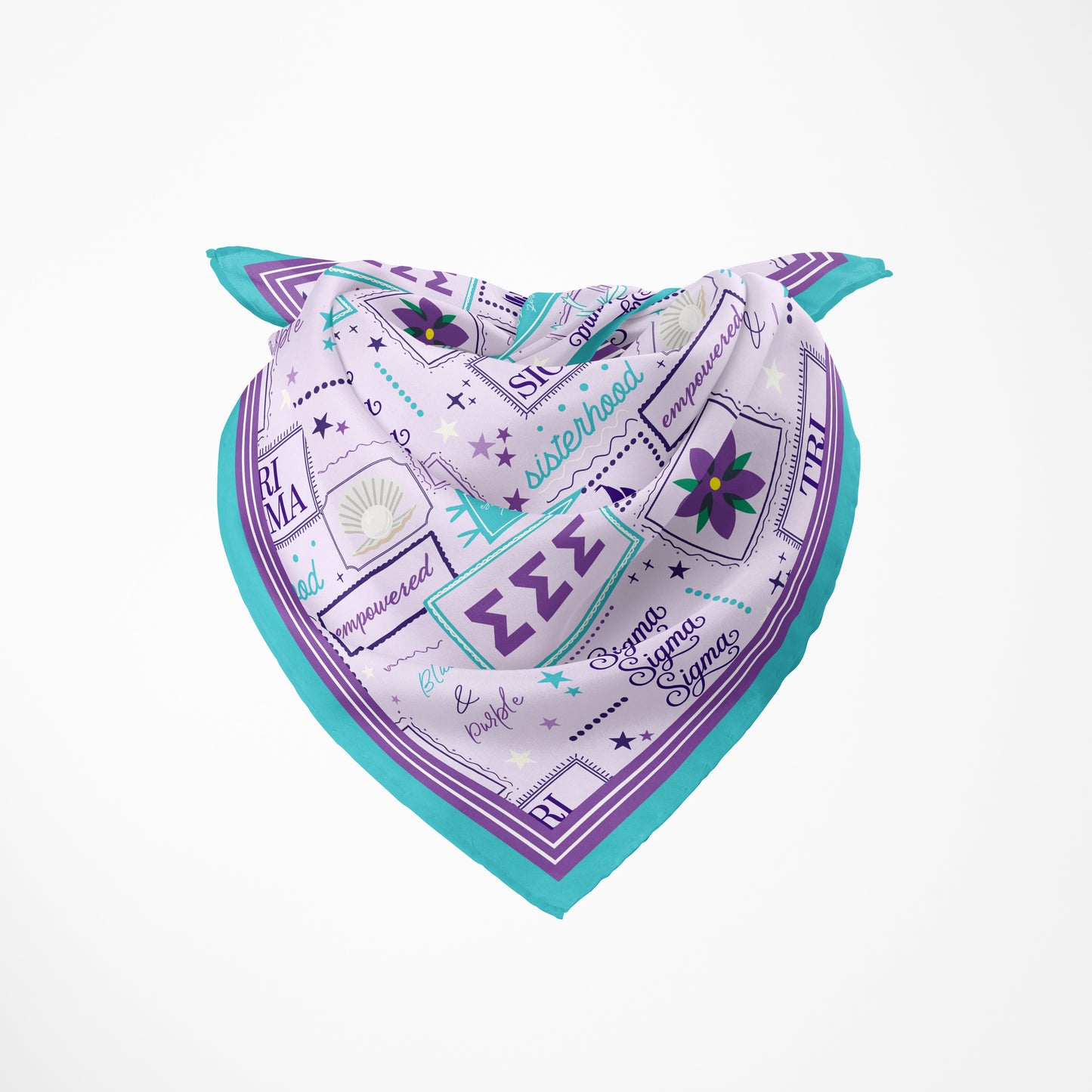 Sigma Sigma Sigma Silk Scarf
