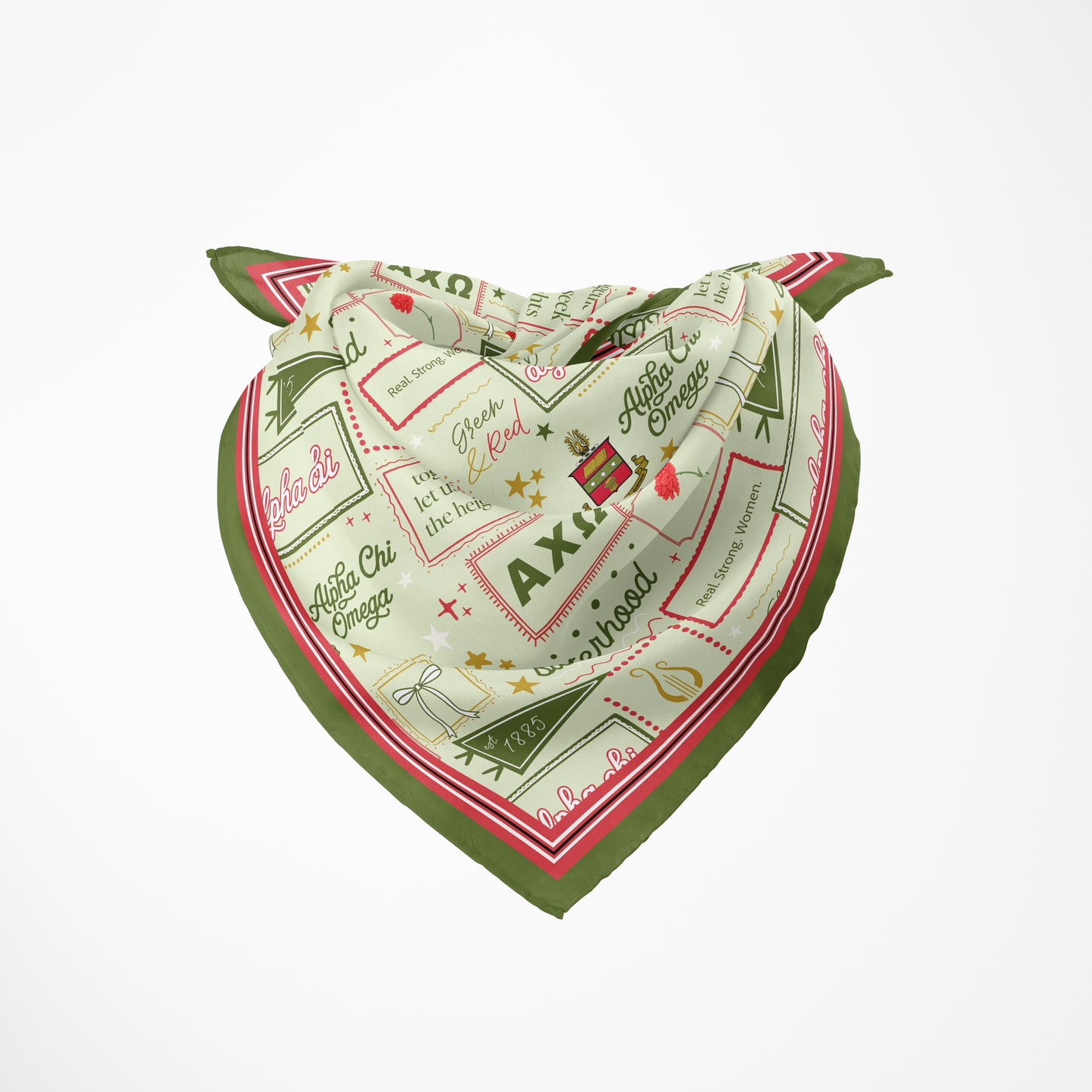 Alpha Chi Omega Silk Scarf