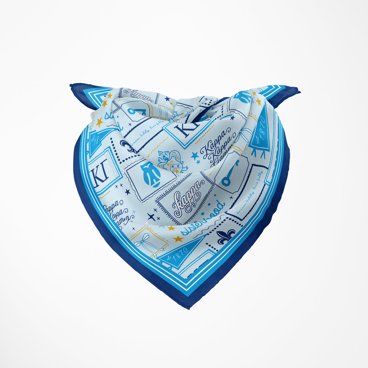 Kappa Kappa Gamma Silk Scarf