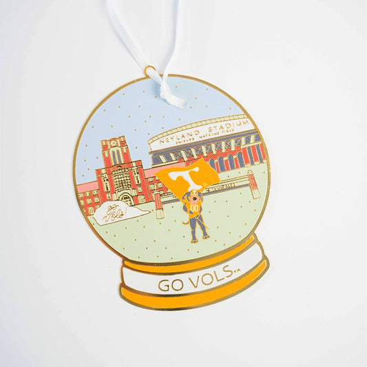 Enamel Tennessee Snow Globe Ornament