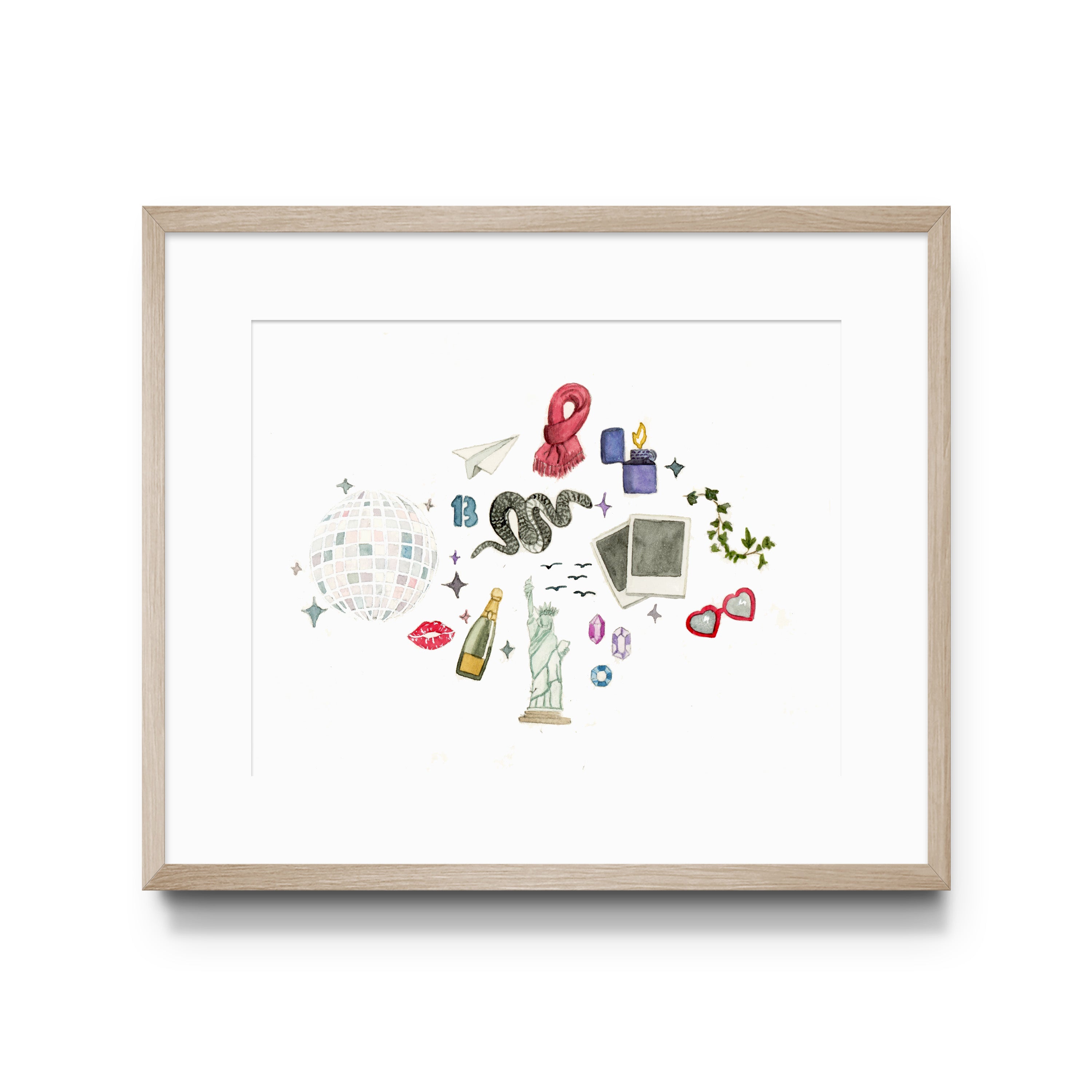 Eras Watercolor Art Print – Gracefully Made Art