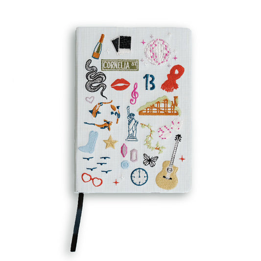 Embroidered Taylor Swift Hardcover Notebook