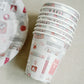 Light grey with watercolor University of Alabama symbols on them.