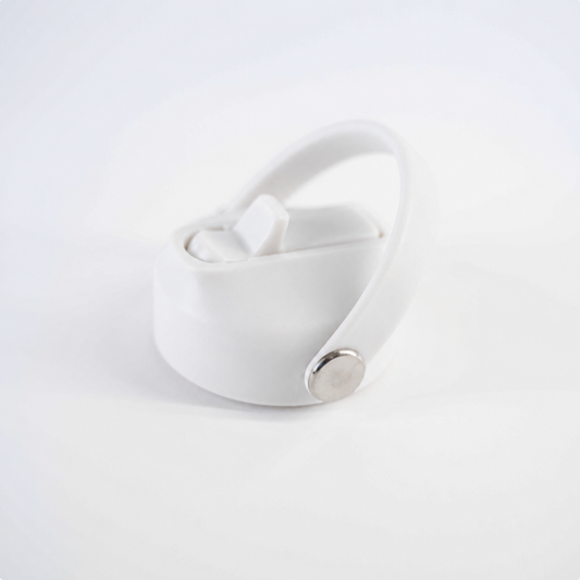 White 32oz Water Bottle Lid and Straw