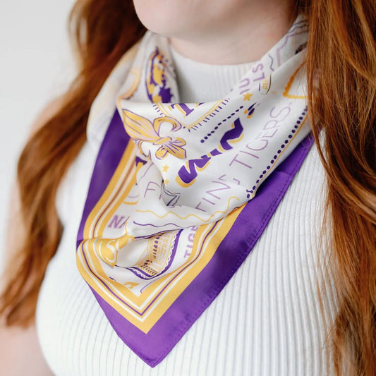 LSU Silk Scarf