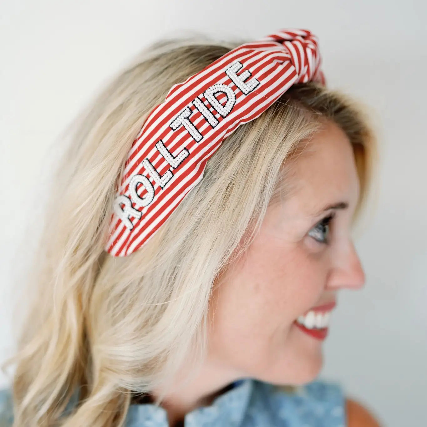 University of Alabama Striped Headband