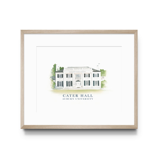 Cater Hall Print