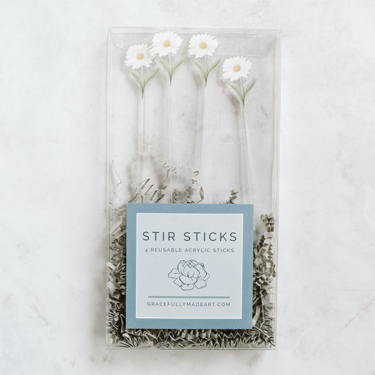 Daisy Stir Sticks
