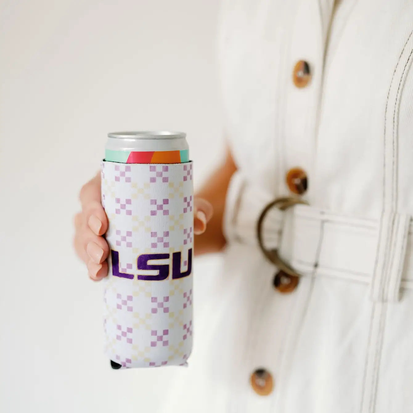 Louisiana State University Skinny Koozie