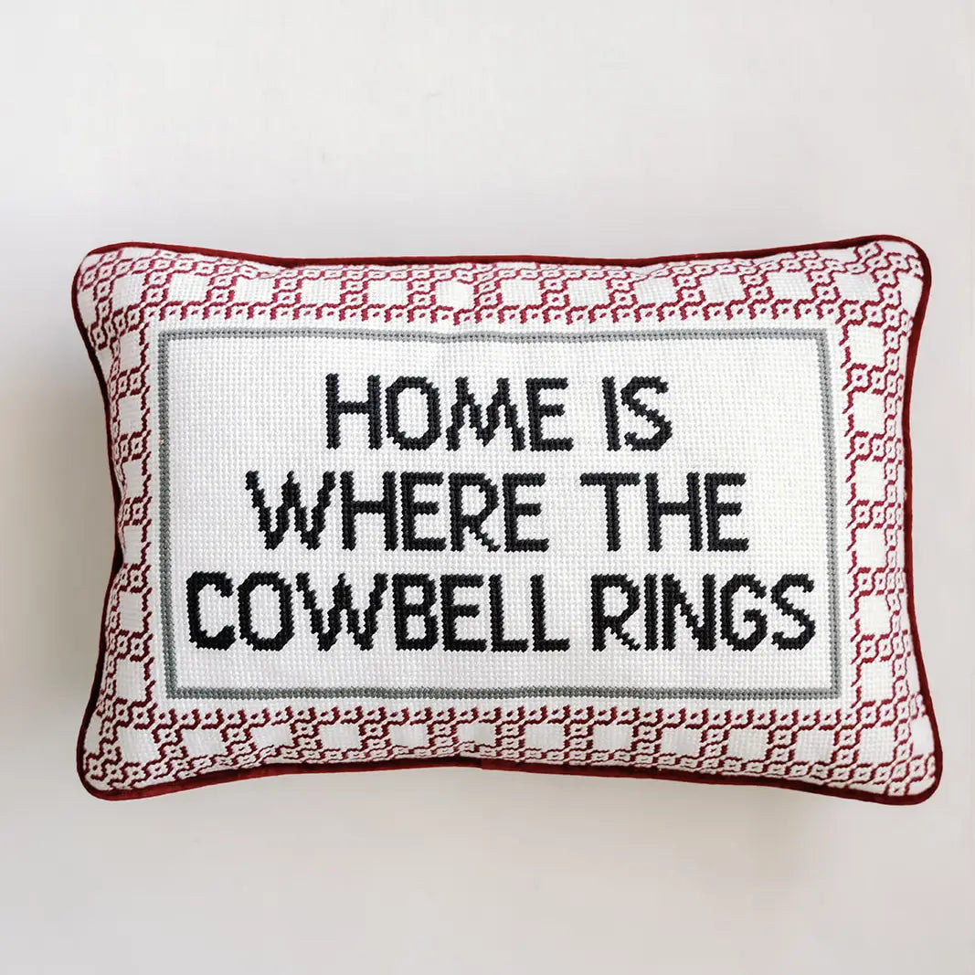 Mississippi State University Needlepoint Pillow