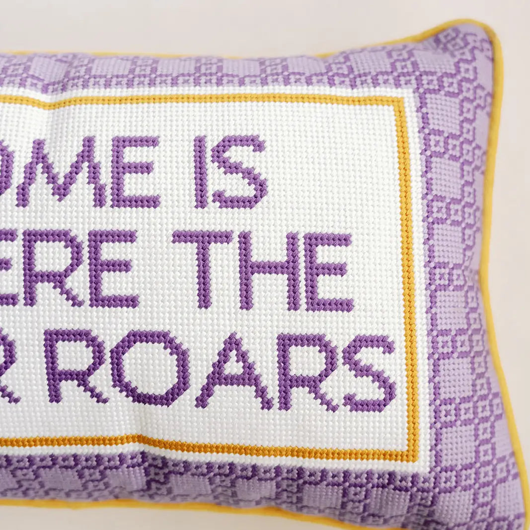Louisiana State University Needlepoint Pillow