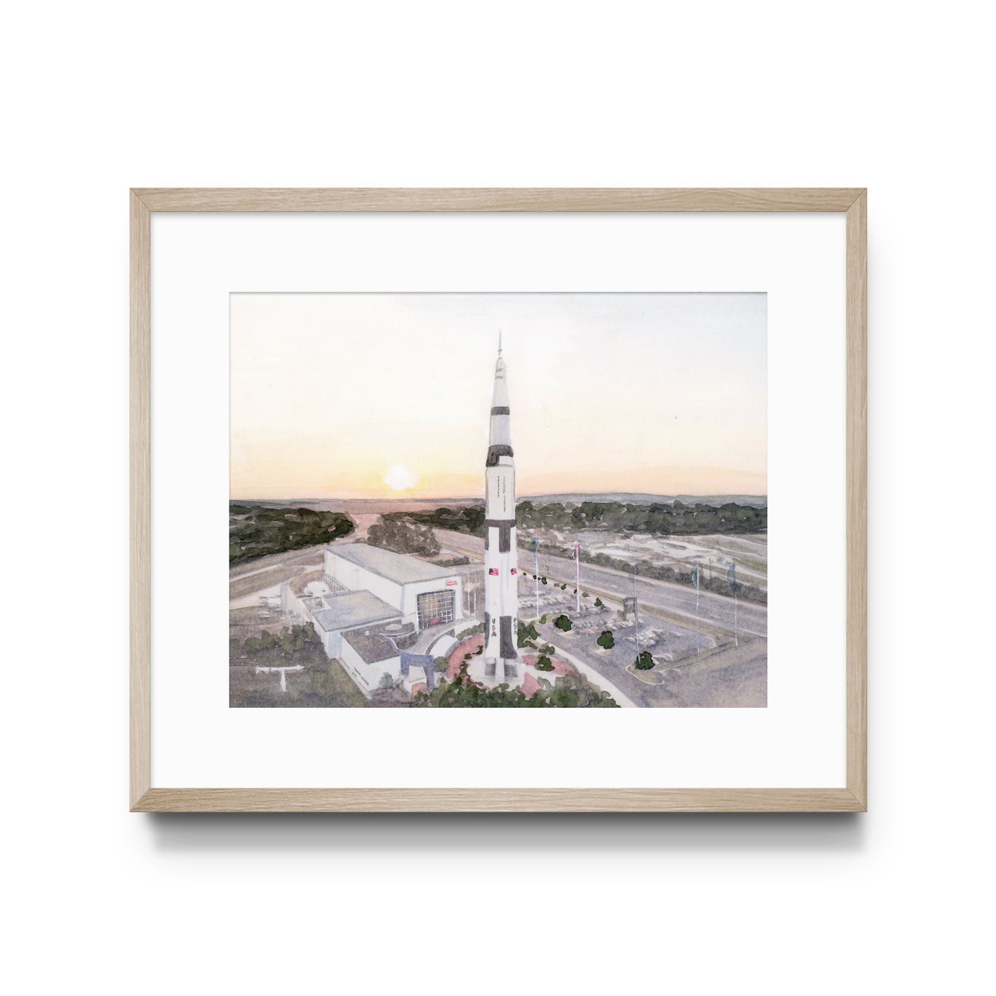 Huntsville Rocket Print