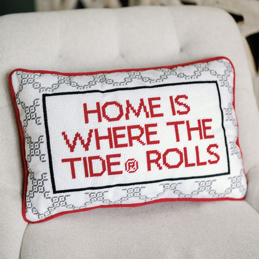 University of Alabama Needlepoint Pillow