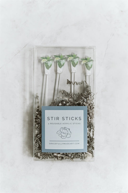Mint Mojito Stir Sticks