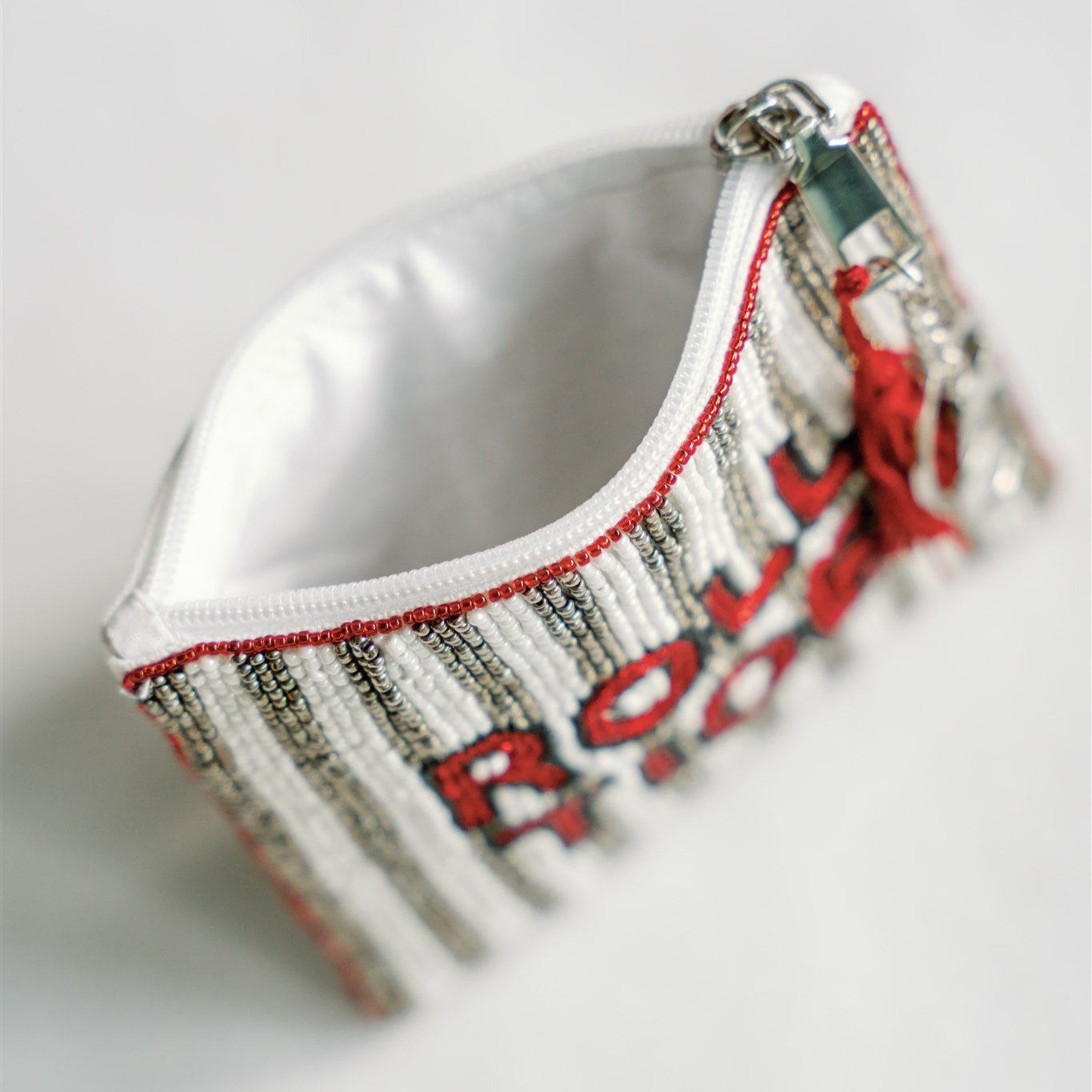 University of Alabama Beaded Coin Purse