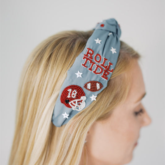 The University of Alabama Beaded Headband