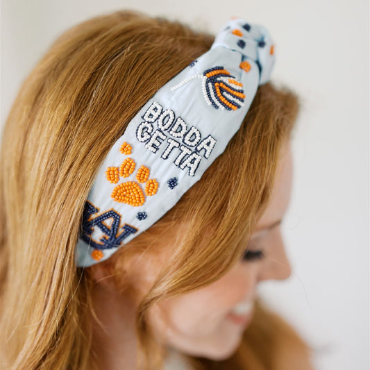 Auburn University Beaded Headband