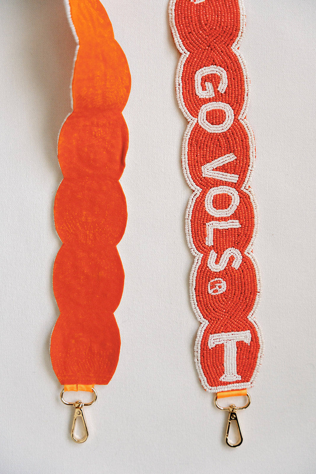 University of Tennessee Fully Beaded Scalloped Purse Strap
