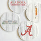 Ceramic Alabama Striped Coasters