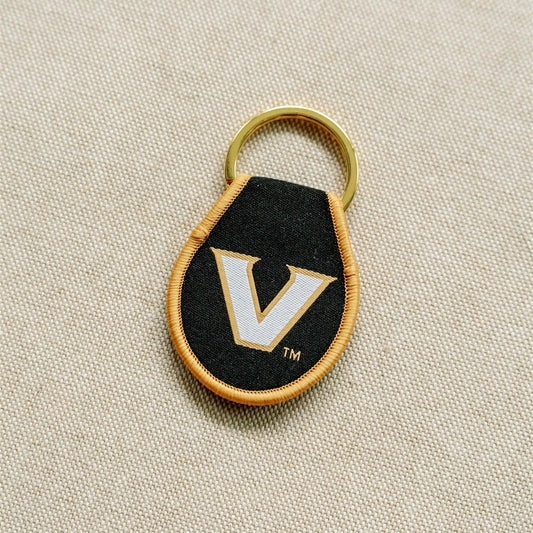 Vanderbilt University Embroidered Keychain