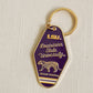 LSU Enamel Keychain