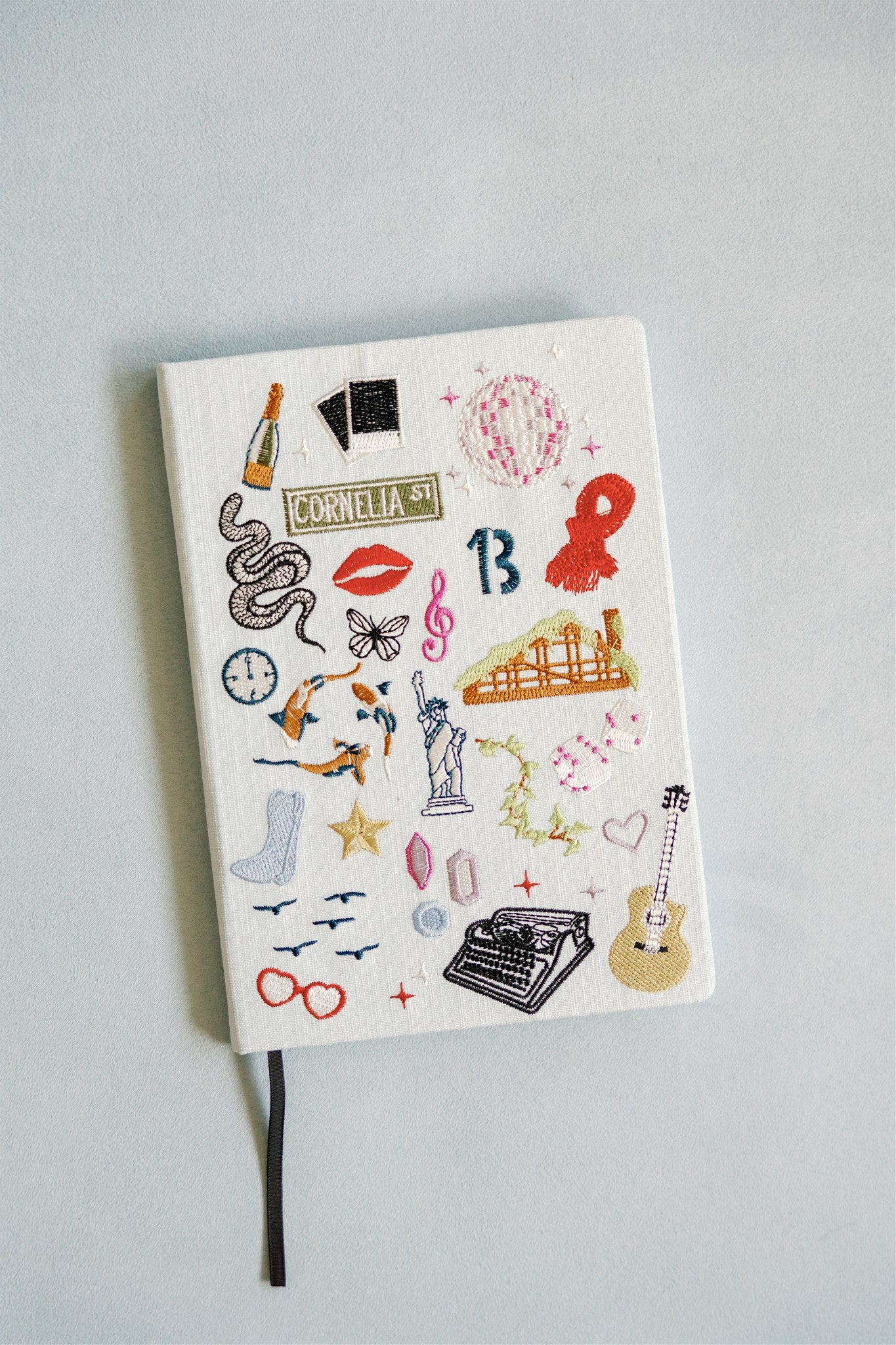 Embroidered Taylor Swift Hardcover Notebook