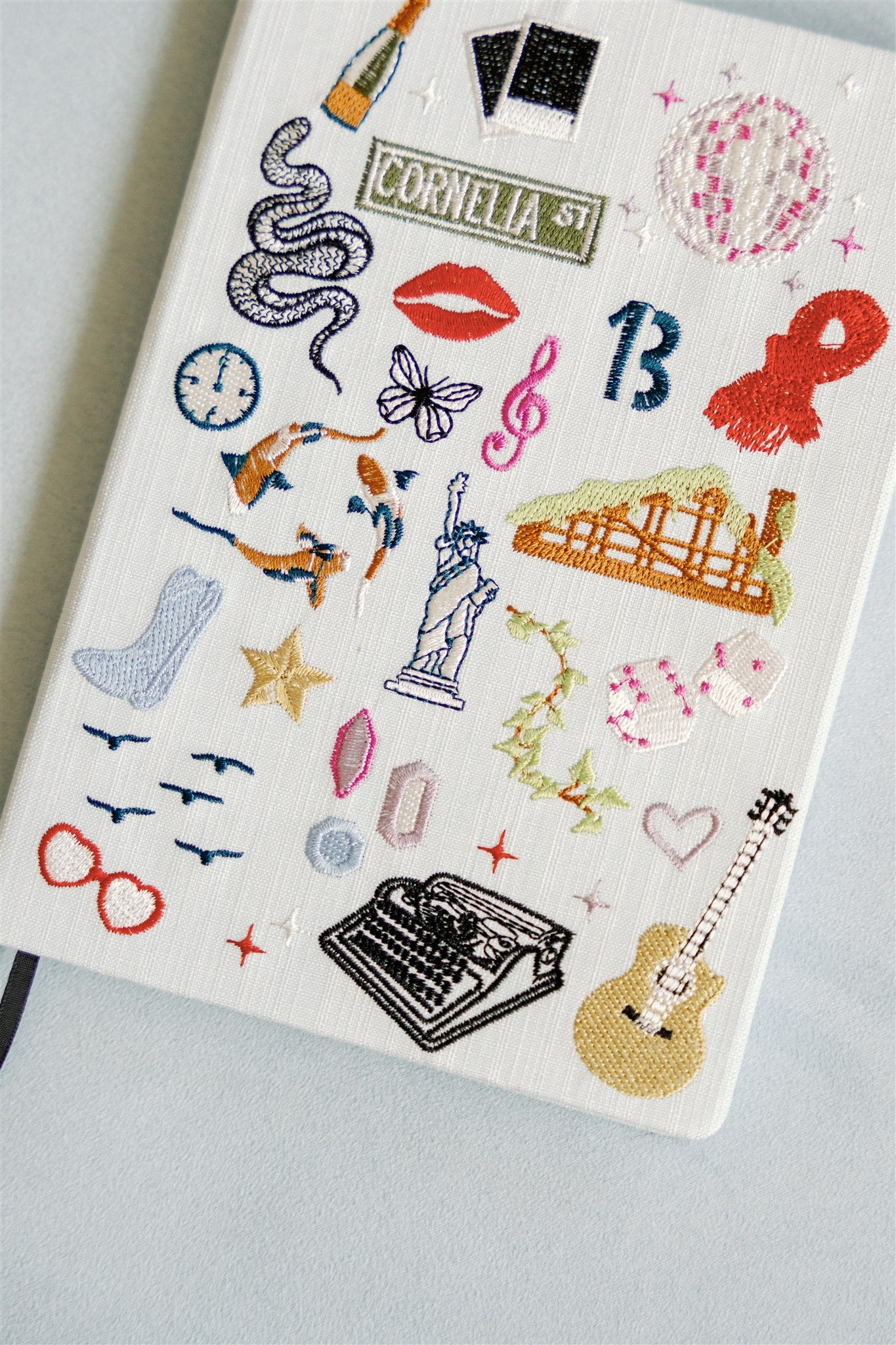 Embroidered Taylor Swift Hardcover Notebook