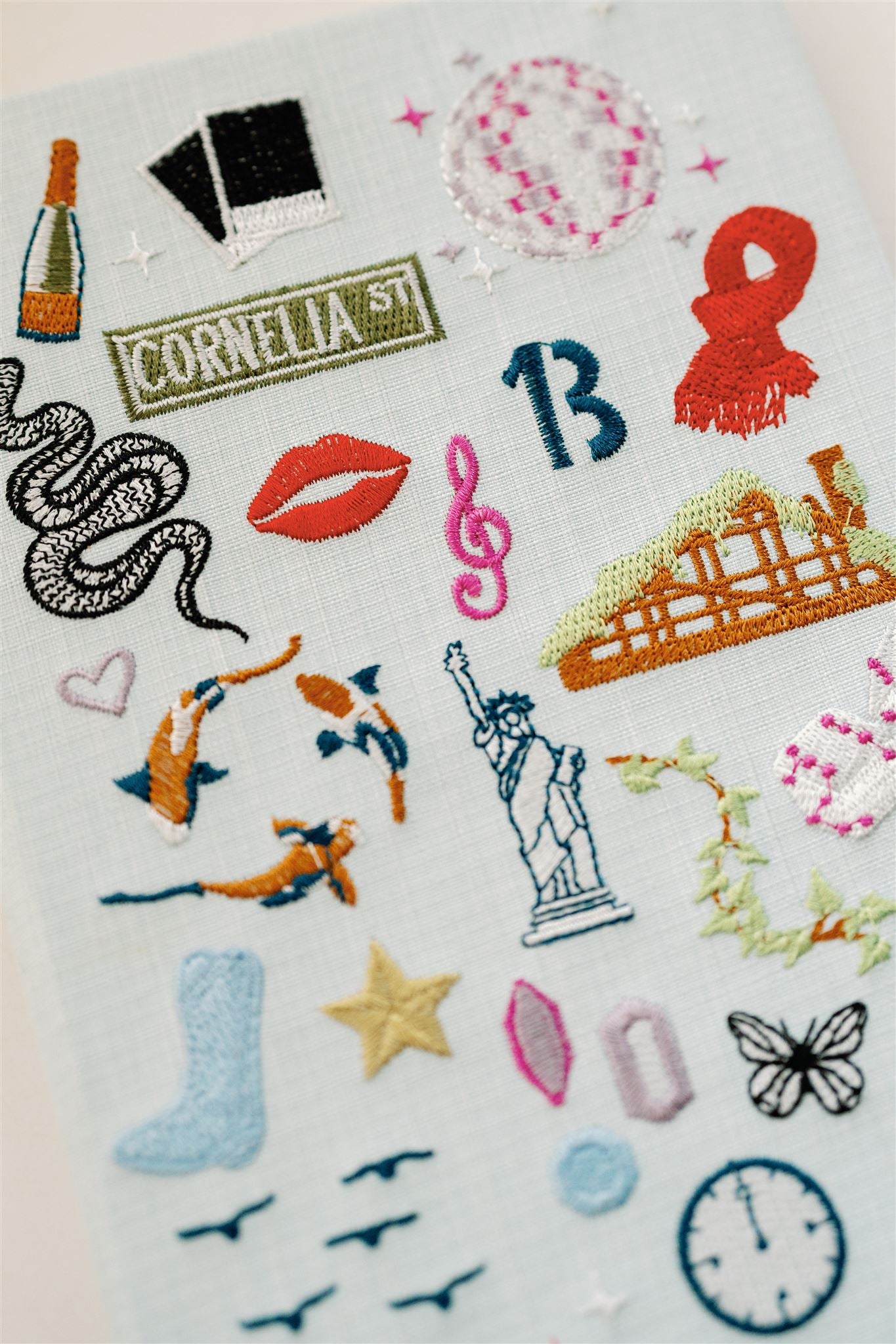Embroidered Taylor Swift Hardcover Notebook