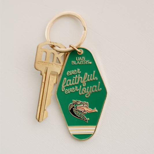 UAB Enamel Keychain